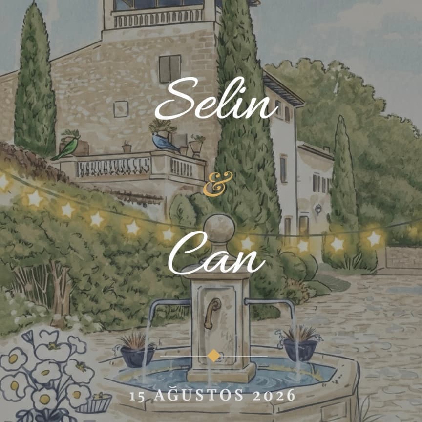 Wedding Invitation - Daisy