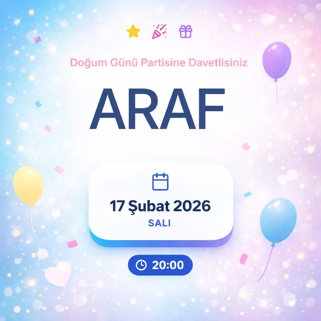 Çocuk Doğum Günü - Balon Festivali