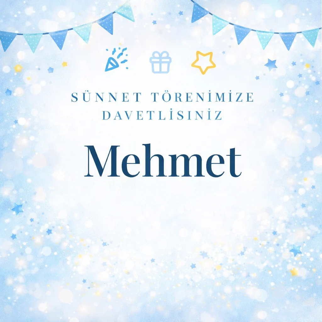 Sünnet Davetiyesi