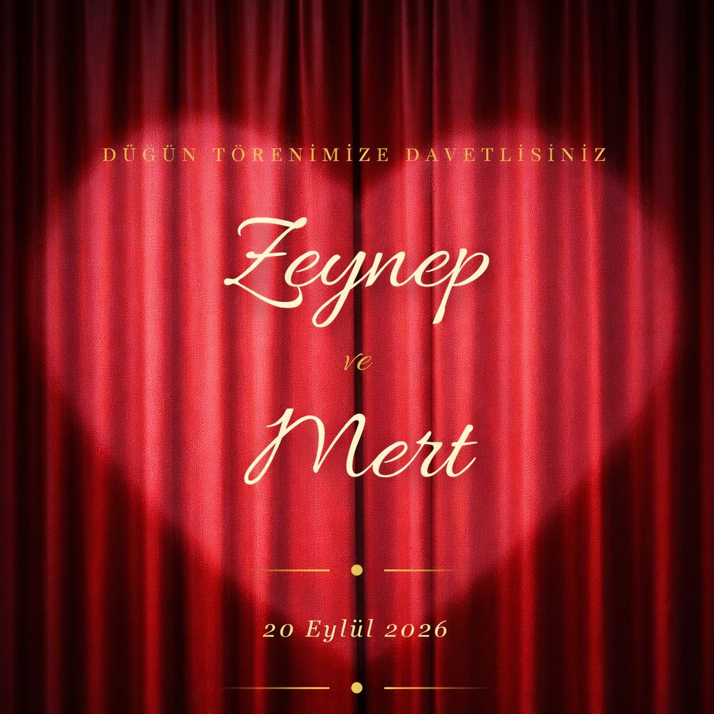 Düğün Davetiyesi - Museum of Us